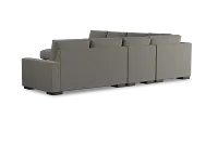 Edgewater Maguire Pewter Large Left Chaise Sectional