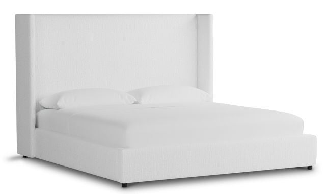 Captiva Revenue White 60" Upholstered Shelter Bed