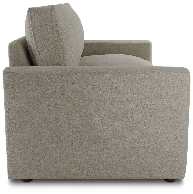 Siesta Elite Gray Fabric Memory Foam Sleeper