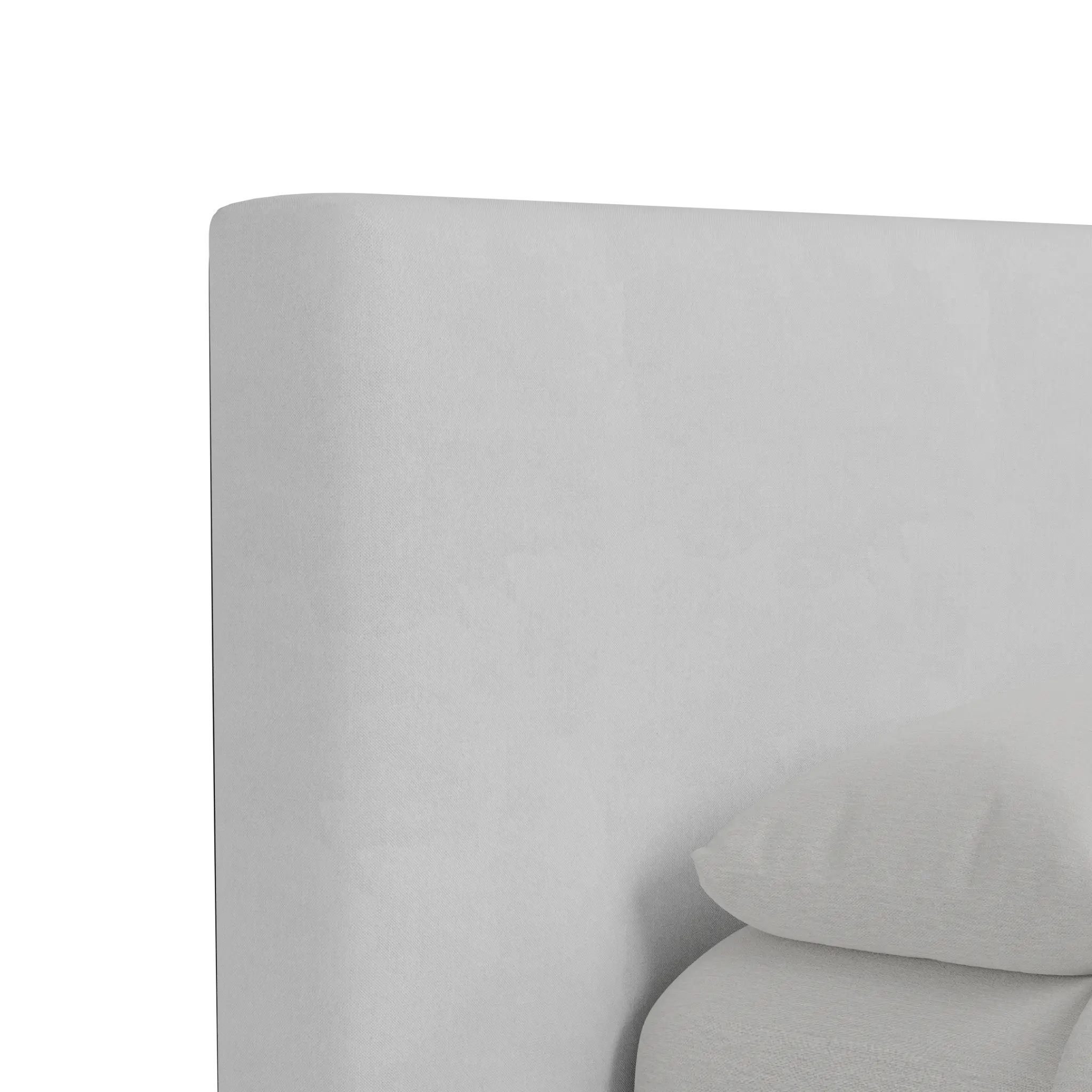 Grayton Peyton White 44" Upholstered Platform Bed Grayton Peyton White 44" Upholstered Platform Bed