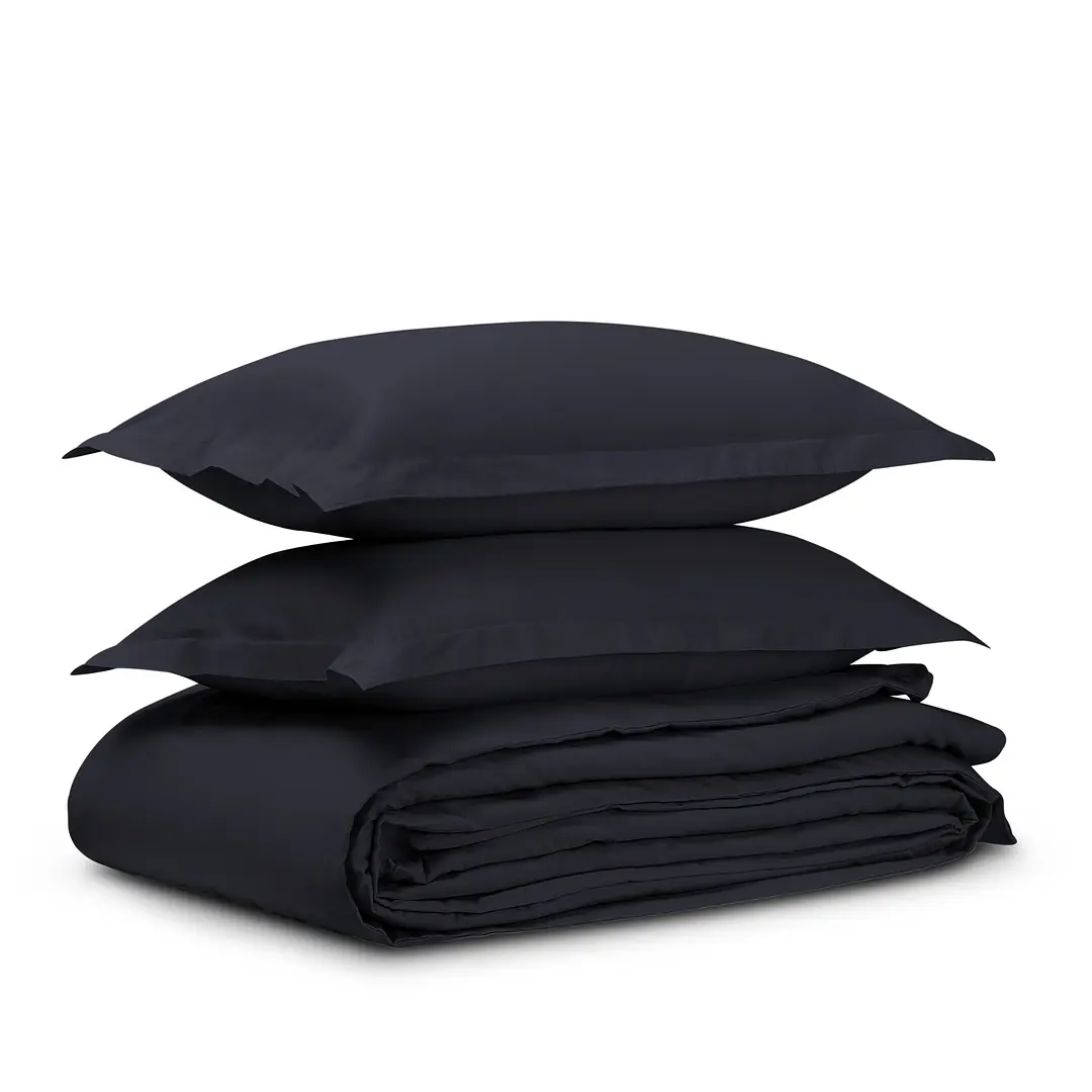 Rest & Renew Organic Cotton Dark Blue 300 Thread Duvet Set Rest & Renew Organic Cotton Dark Blue 300 Thread Duvet Set