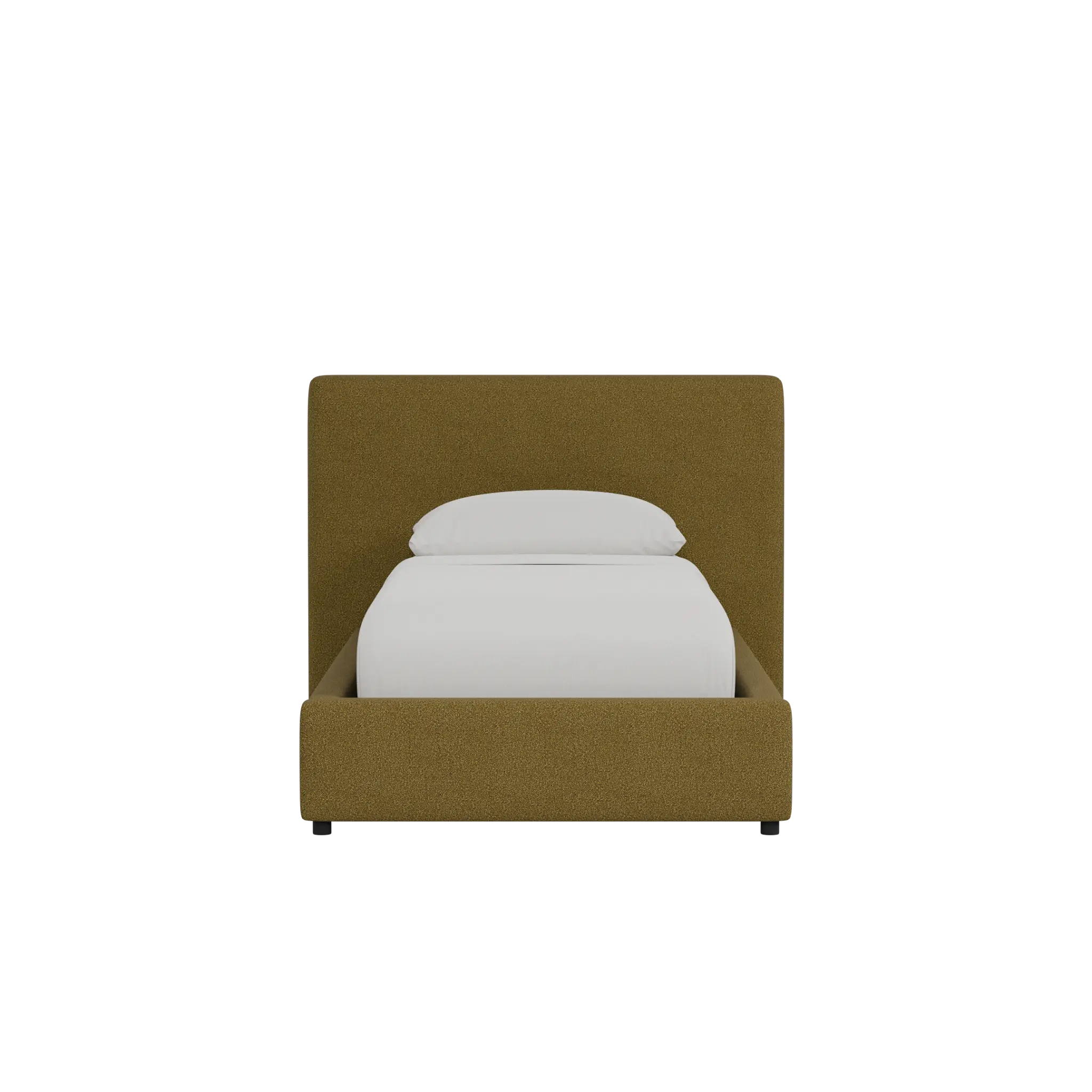 Grayton Peyton White 44" Upholstered Platform Bed Grayton Peyton White 44" Upholstered Platform Bed