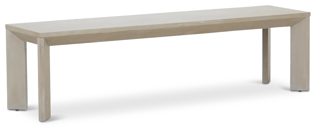 Destination Light Tone Dining Bench