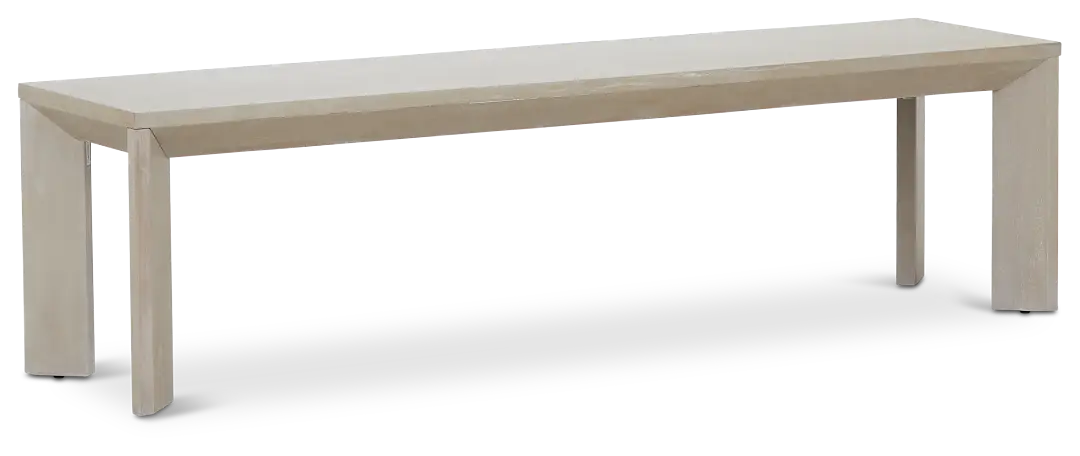 Destination Light Tone Dining Bench Destination Light Tone Dining Bench
