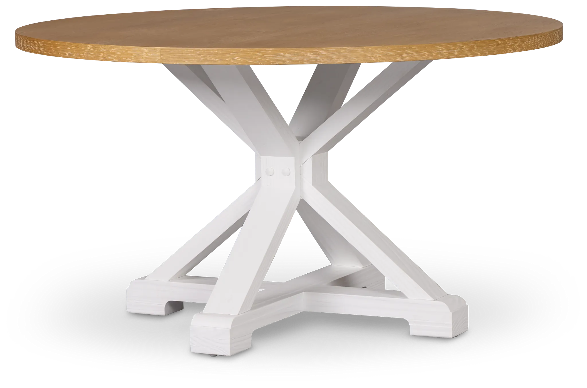 Nantucket Two-tone Light Tone Round Table