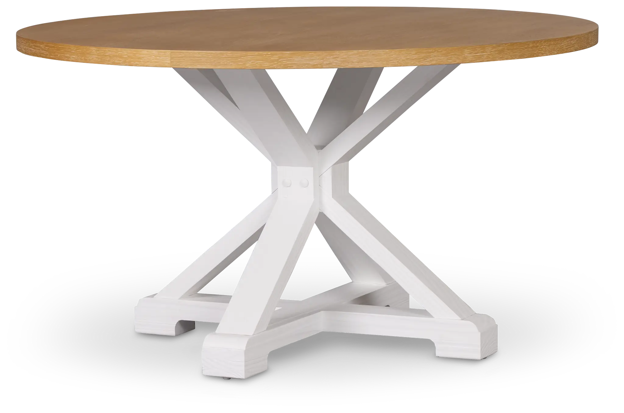 Nantucket Two-tone Light Tone Round Table Nantucket Two-tone Light Tone Round Table