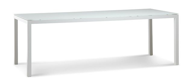 Lisbon2 White 86" Rectangular Table