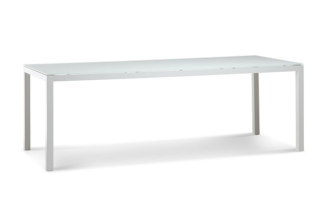 Lisbon2 White 86" Rectangular Table
