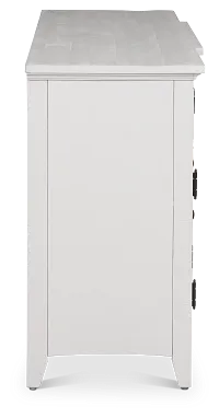 Heron Cove White 80" Tv Stand