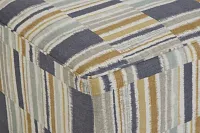 Seydou Yellow Fabric Cocktail Ottoman