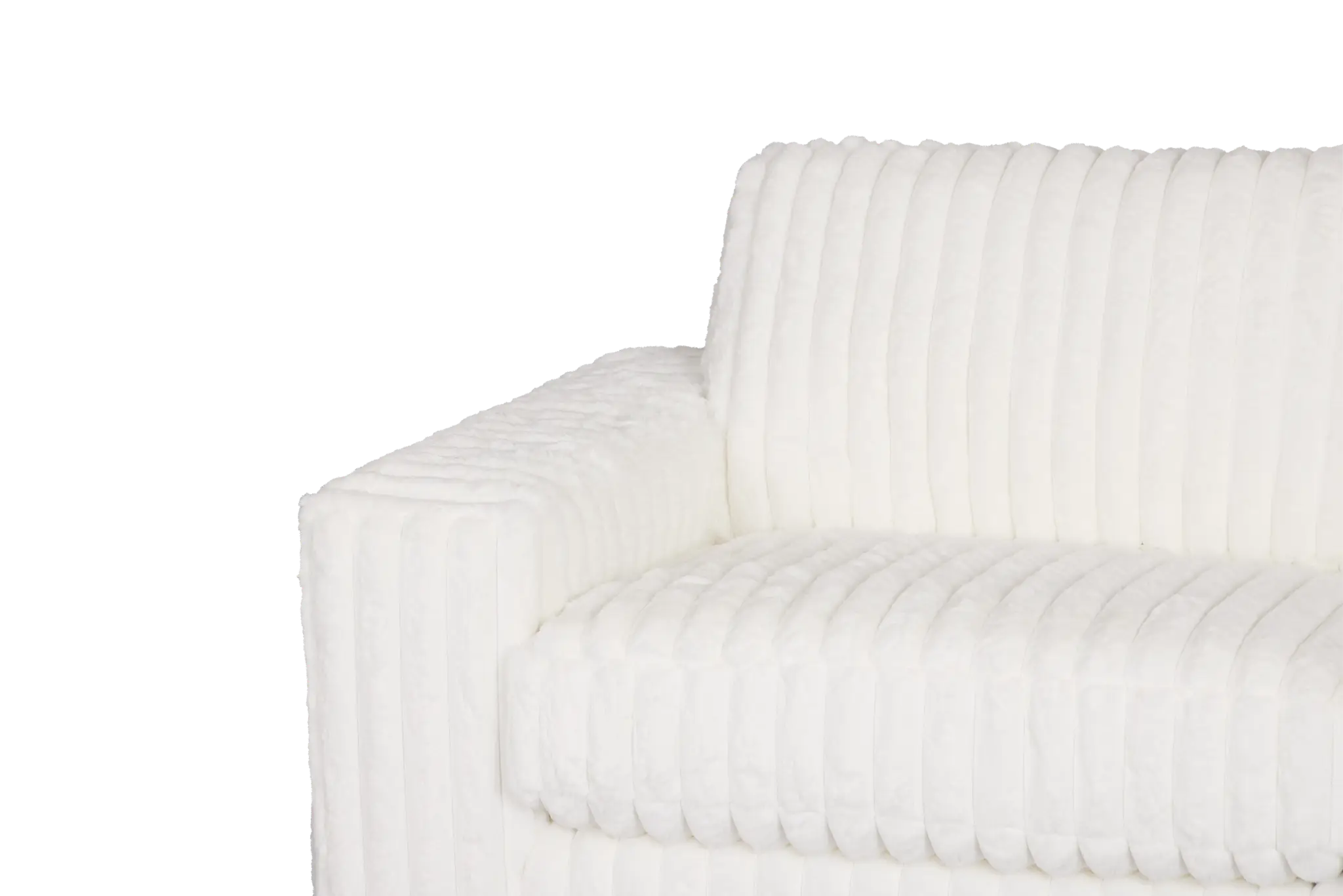 Teddy White Fabric Sofa Teddy White Fabric Sofa