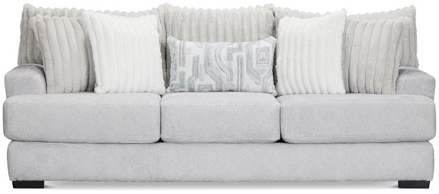 Kylie Light Gray Fabric Sofa