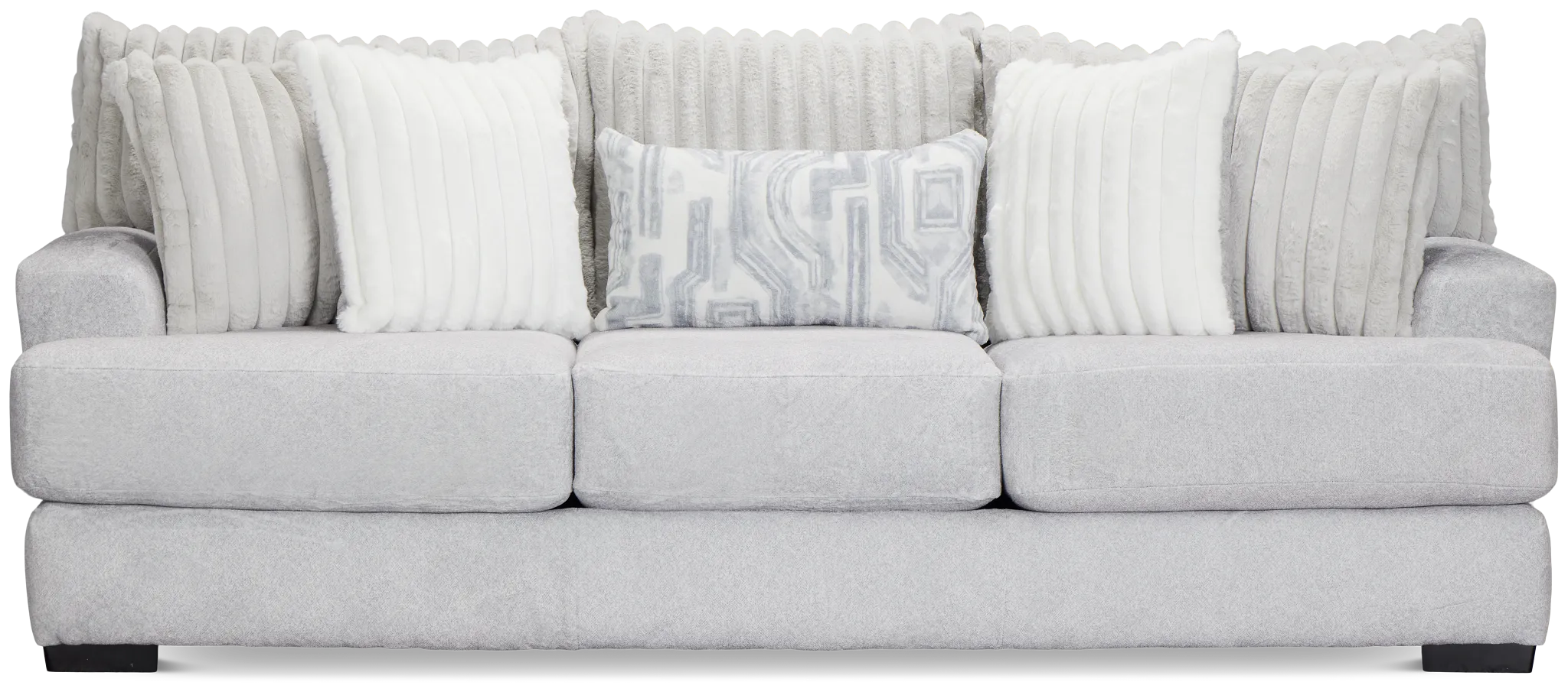Kylie Light Gray Fabric Sofa