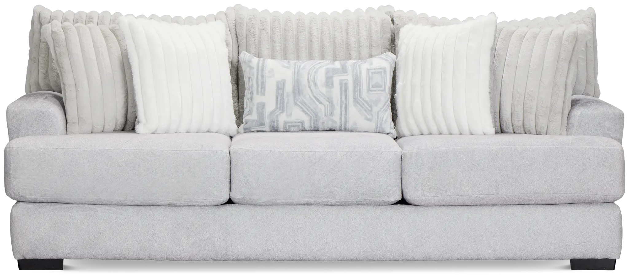 Kylie Light Gray Fabric Sofa Kylie Light Gray Fabric Sofa