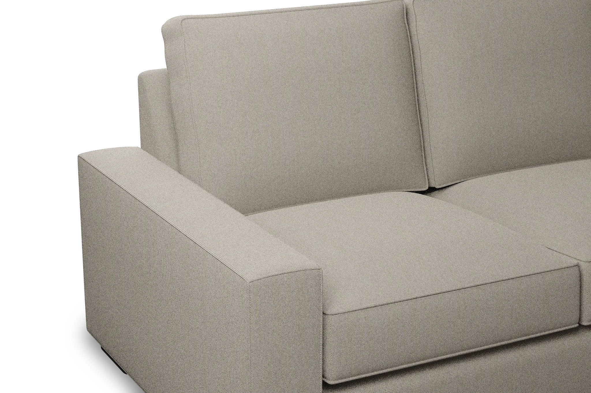 Edgewater Peyton Beige 96" Sofa W/ 3 Cushions