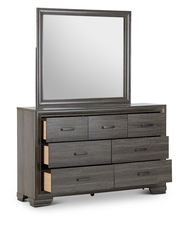 Colson Light Tone Dresser & Mirror (4)