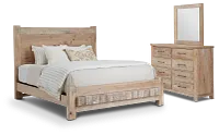 Salt Lake Light Tone Platform Bedroom
