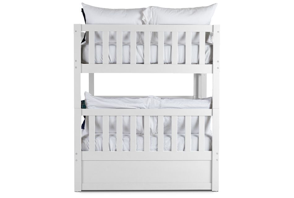 Dylan White Bunk Bed, Full/full (2)