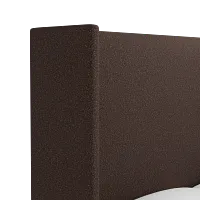 Captiva Elite Dark Brown 60" Upholstered Shelter Bed