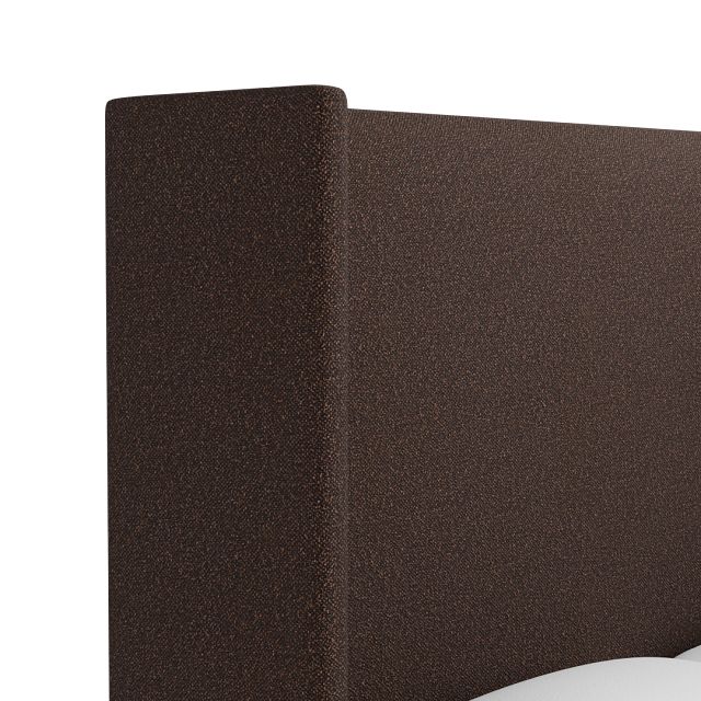 Captiva Elite Dark Brown 60" Upholstered Shelter Bed