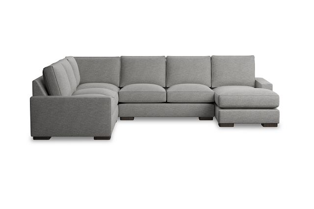 Edgewater Victory Gray Medium Right Chaise Sectional