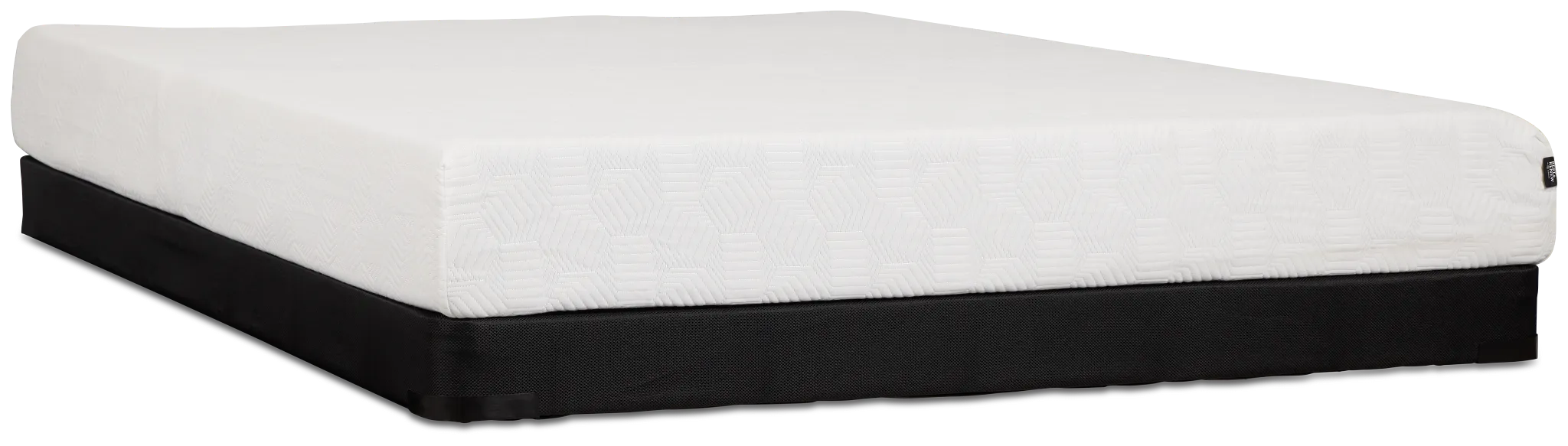 Rest & Renew By Zinus Gel Memory Foam Mattress 8" Cush Firm Low-profile Mattress Set