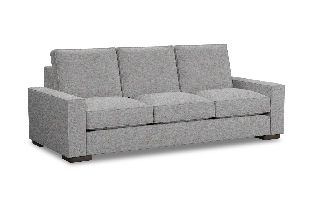 Edgewater Maguire Gray 96" Sofa W/ 3 Cushions