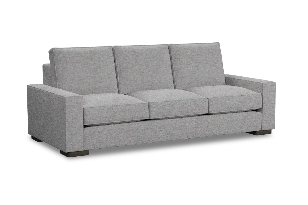 Edgewater Maguire Gray 96" Sofa W/ 3 Cushions Edgewater Maguire Gray 96" Sofa W/ 3 Cushions