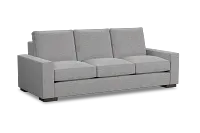 Edgewater Maguire Gray 96" Sofa W/ 3 Cushions