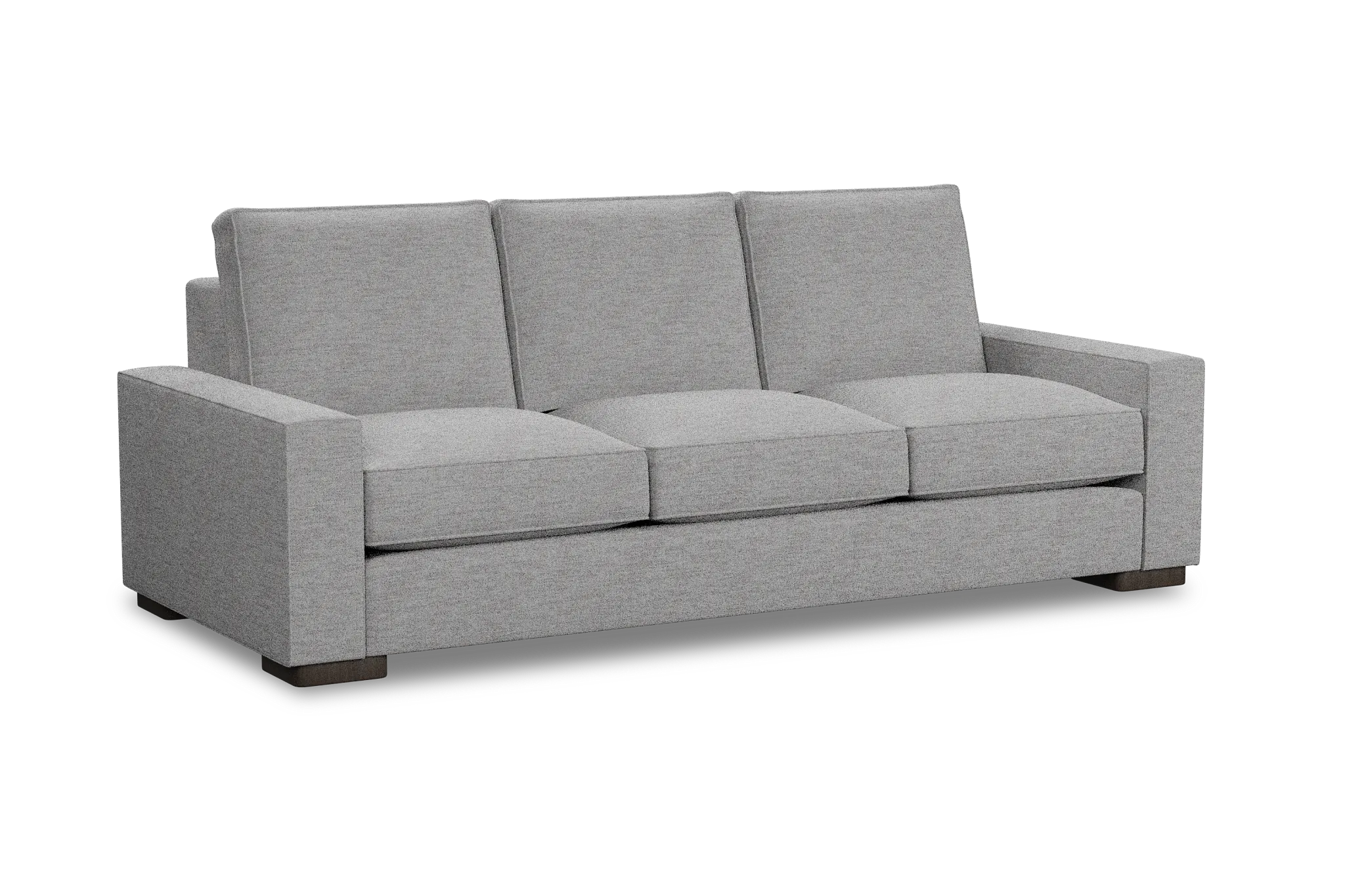 Edgewater Maguire Gray 96" Sofa W/ 3 Cushions