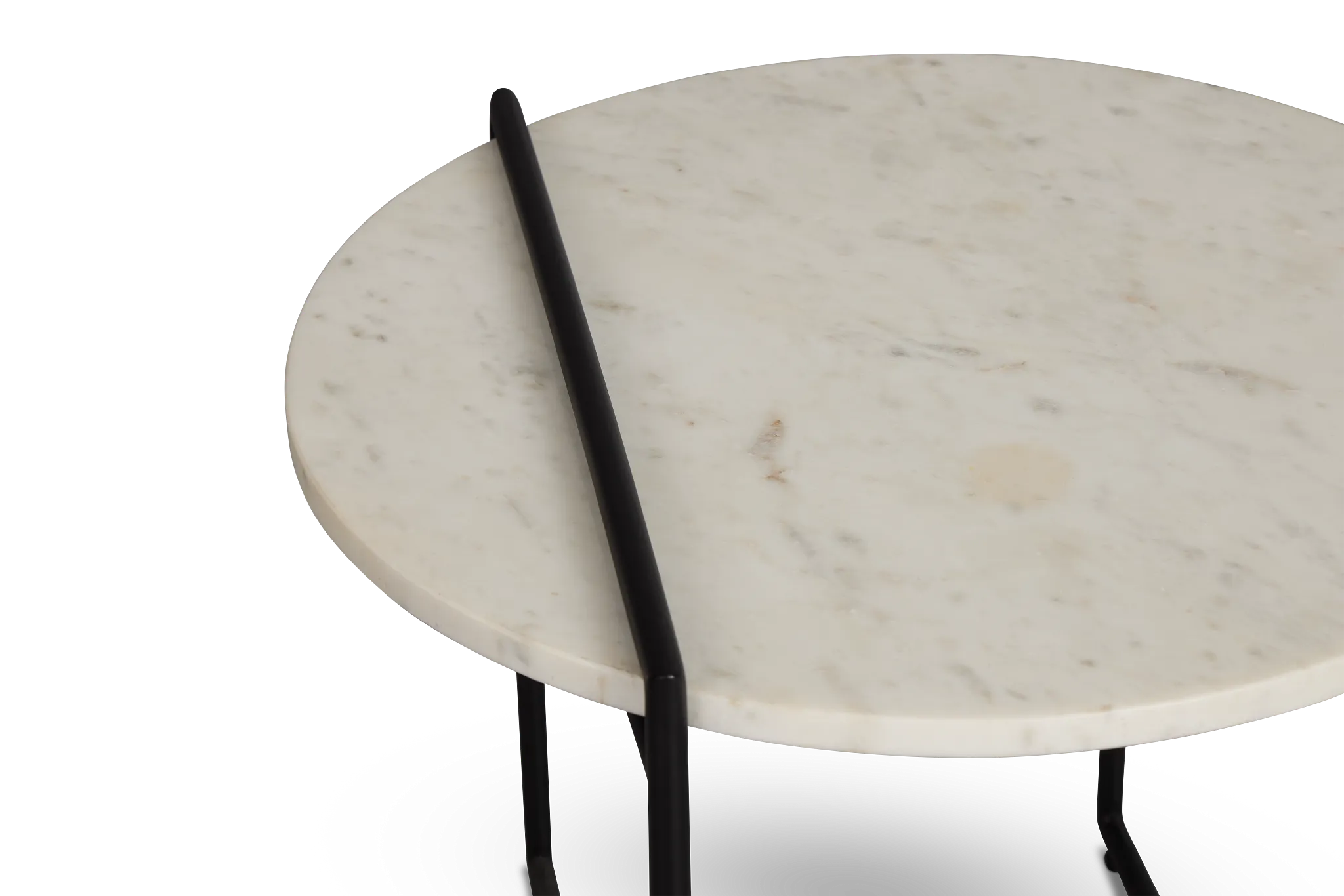 Echo White Accent Table
