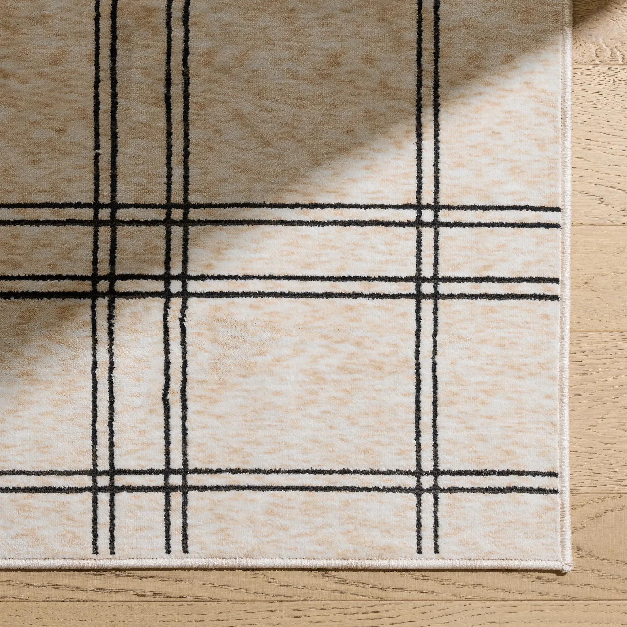 Hane White 5x8 Area Rug