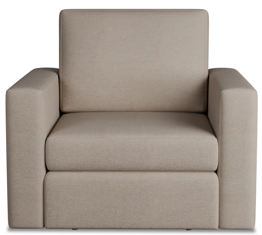 Citymod Beige Fabric Swivel Chair Citymod Beige Fabric Swivel Chair