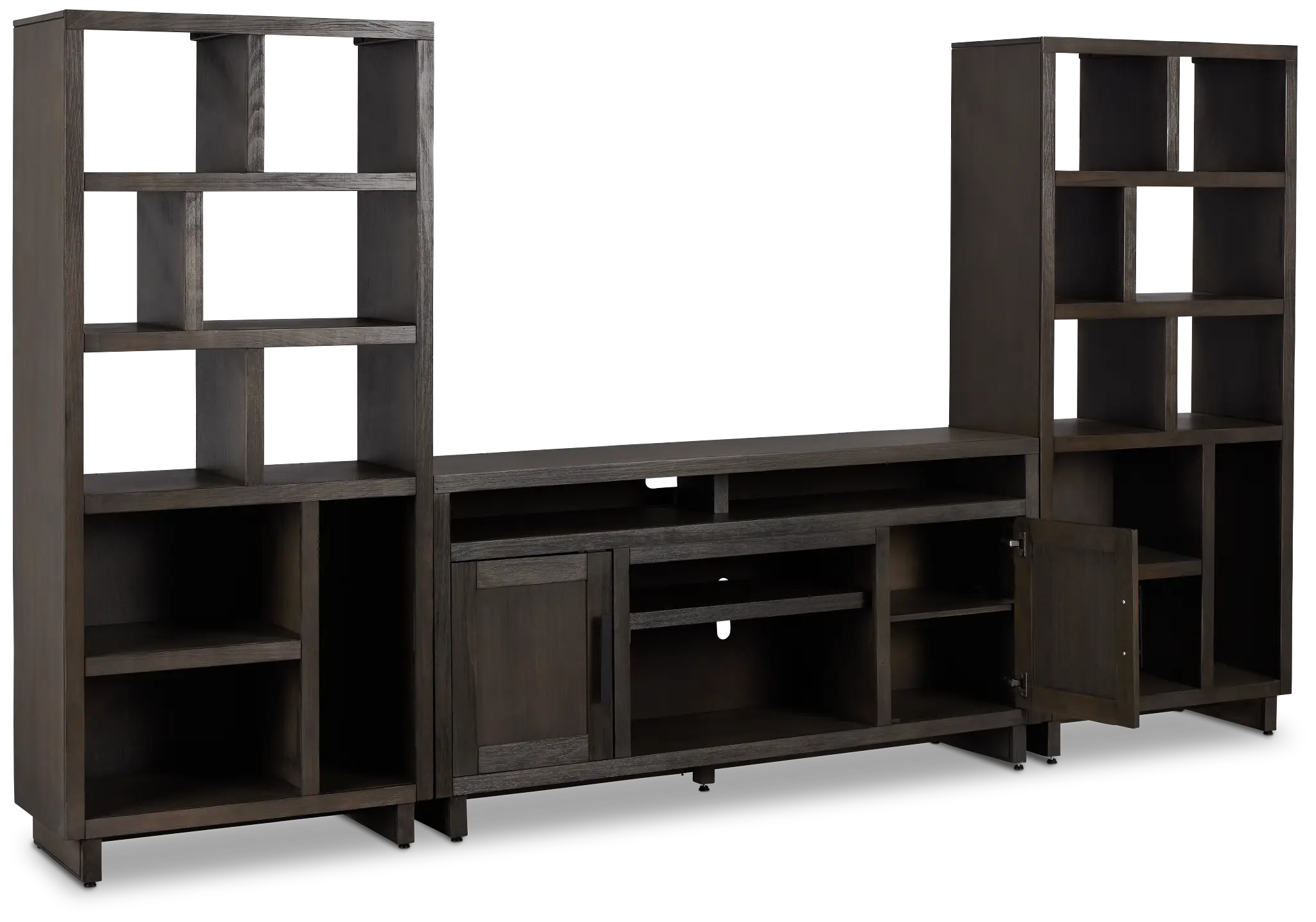 Richmond Gray 64" Open Pier Entertainment Wall Richmond Gray 64" Open Pier Entertainment Wall