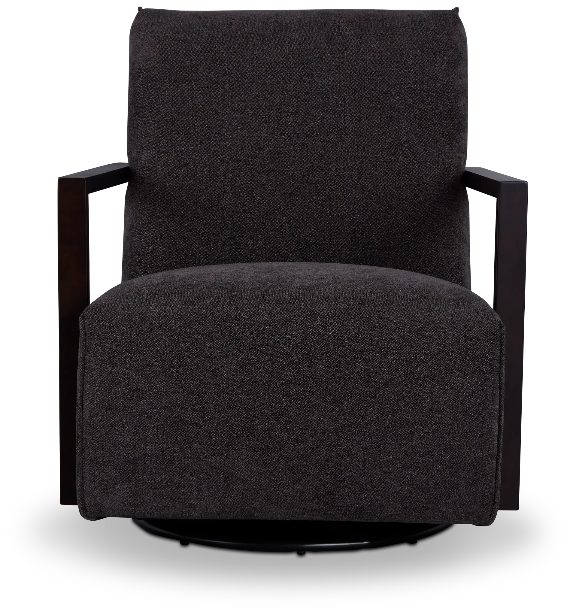 Lucas Dark Gray Fabric Swivel Rocker Glider Lucas Dark Gray Fabric Swivel Rocker Glider