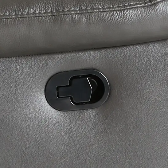 Mason Dark Gray Leather Swivel Glider Recliner Mason Dark Gray Leather Swivel Glider Recliner