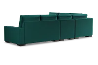 Edgewater Joya Green Medium Two-arm Sectional