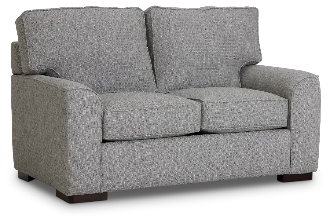 Austin Gray Fabric Loveseat Austin Gray Fabric Loveseat