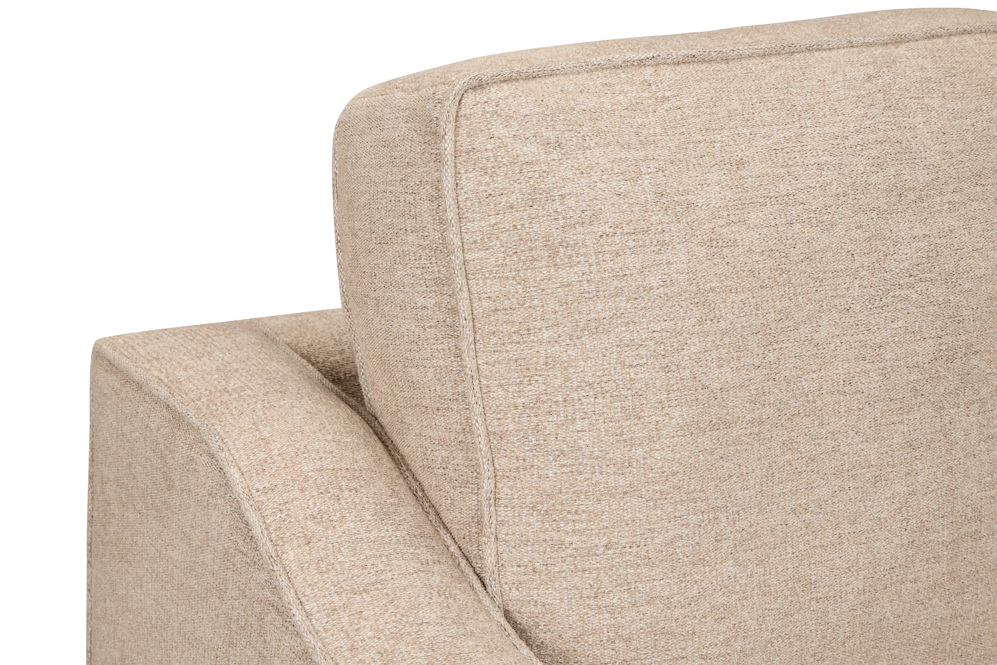 Maisie Light Brown Fabric Swivel Chair