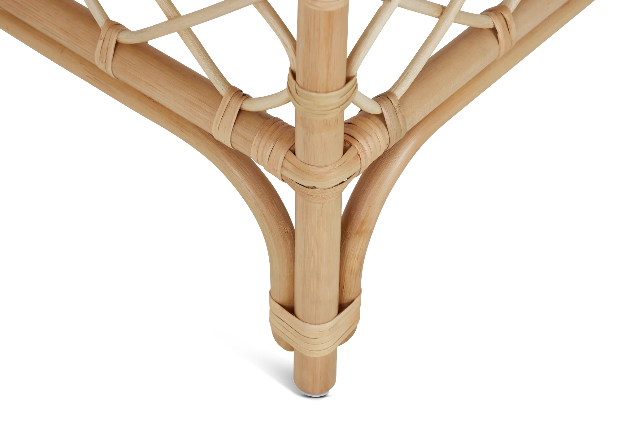 Aloha Light Tone Woven Accent Ottoman