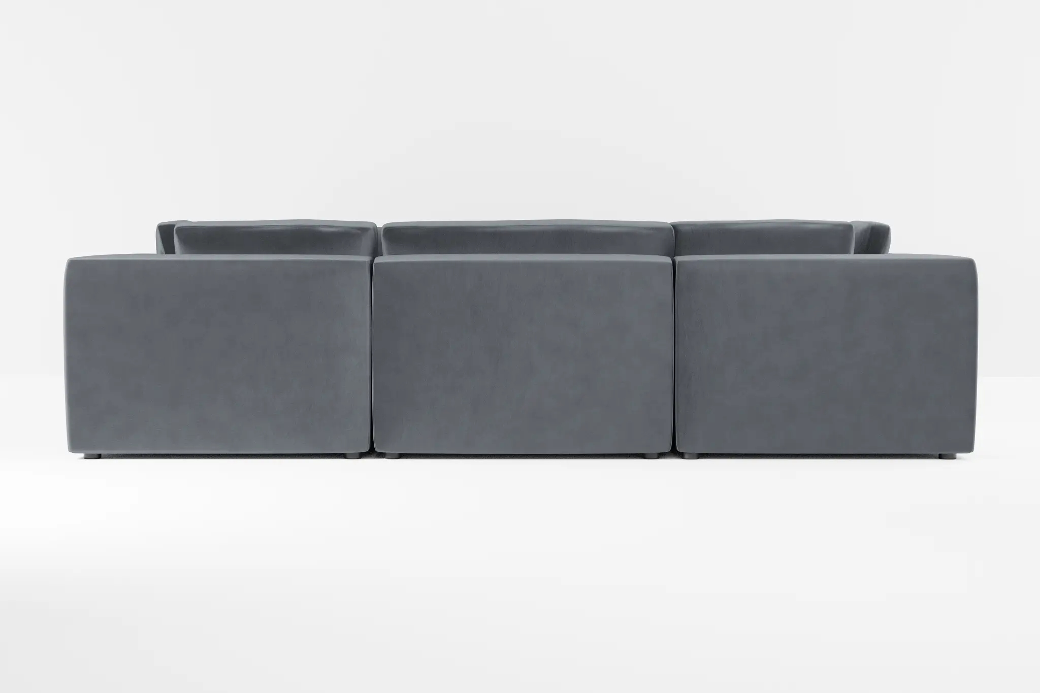 Destin Joya Gray Velvet 8-piece Modular Sectional Destin Joya Gray Velvet 8-piece Modular Sectional