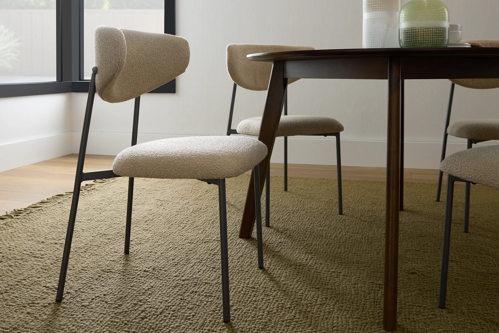 Fresno Beige Upholstered Side Chair