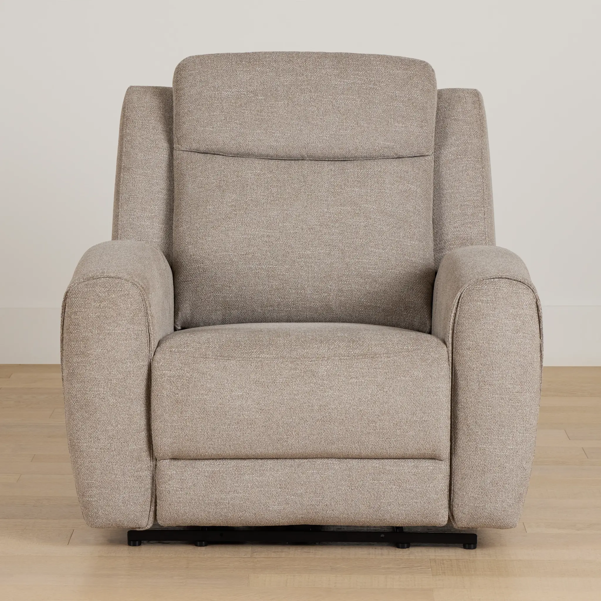 Walker Beige Fabric Power Recliner With Power Headrest Walker Beige Fabric Power Recliner With Power Headrest