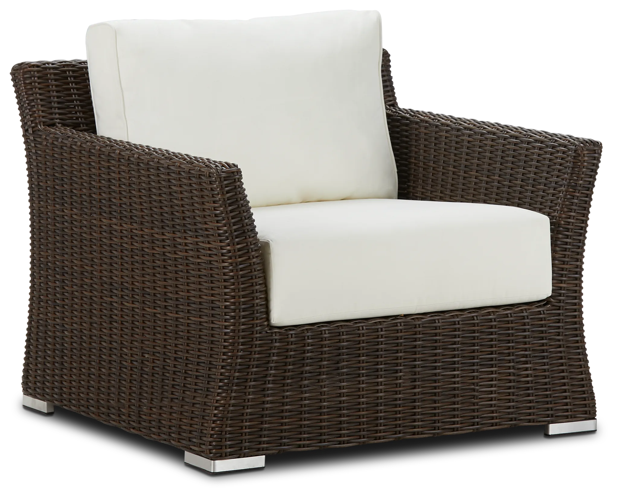 Southport White Woven Chair