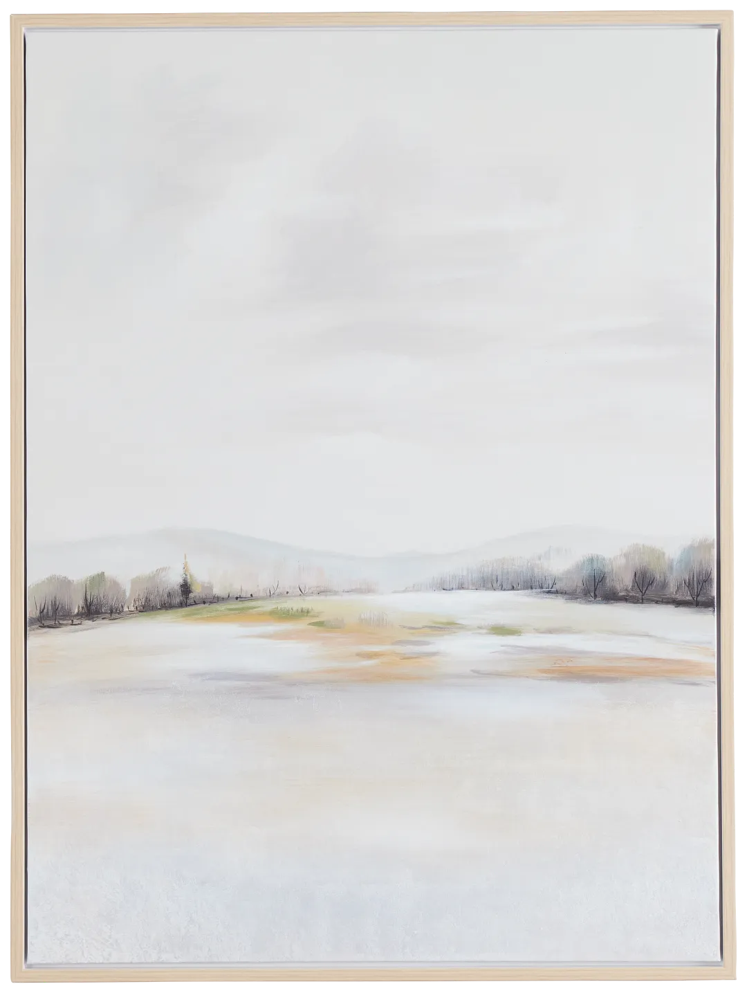 Daliah Light Gray Framed Wall Art