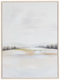 Daliah Light Gray Framed Wall Art