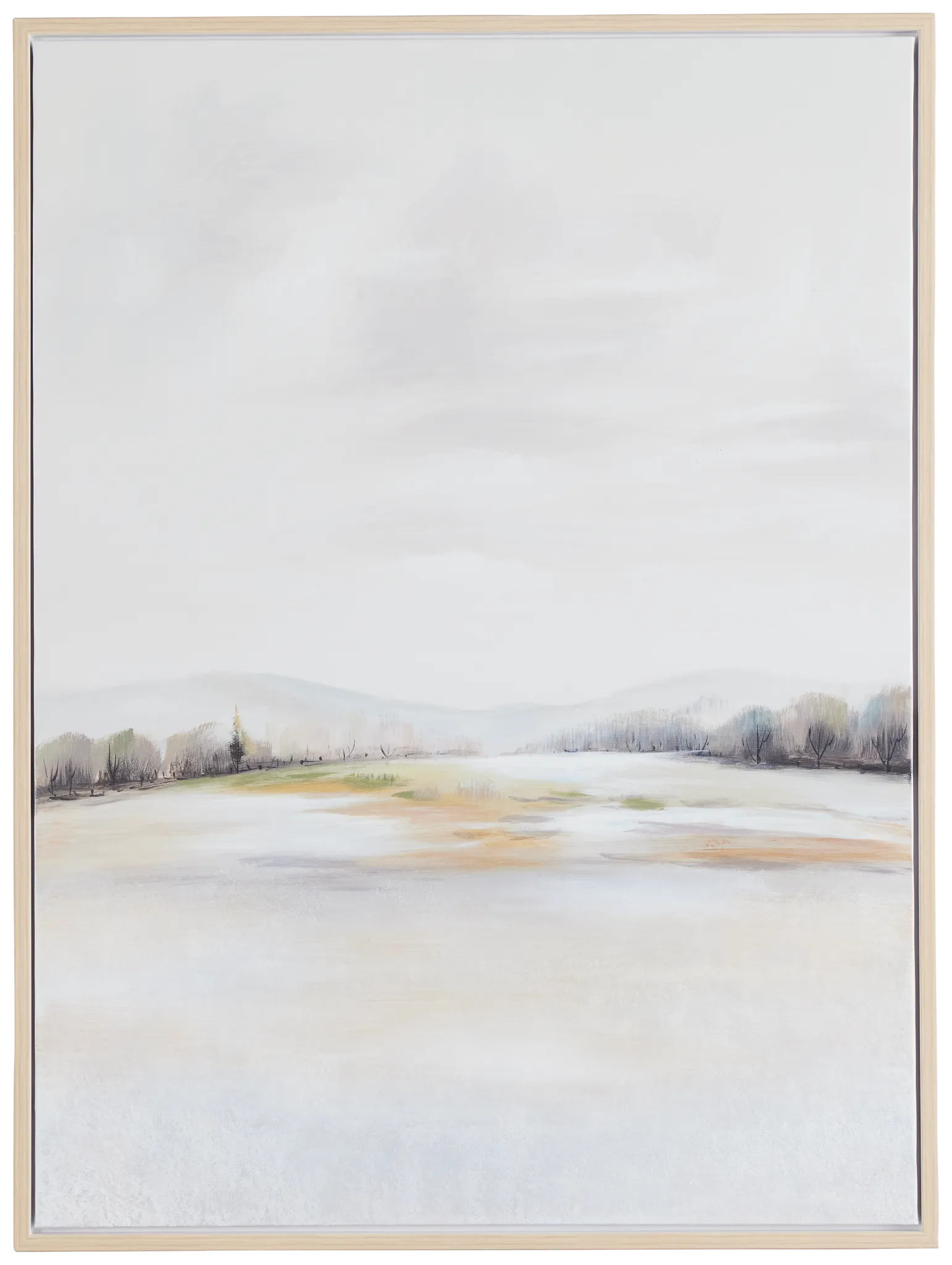 Daliah Light Gray Framed Wall Art