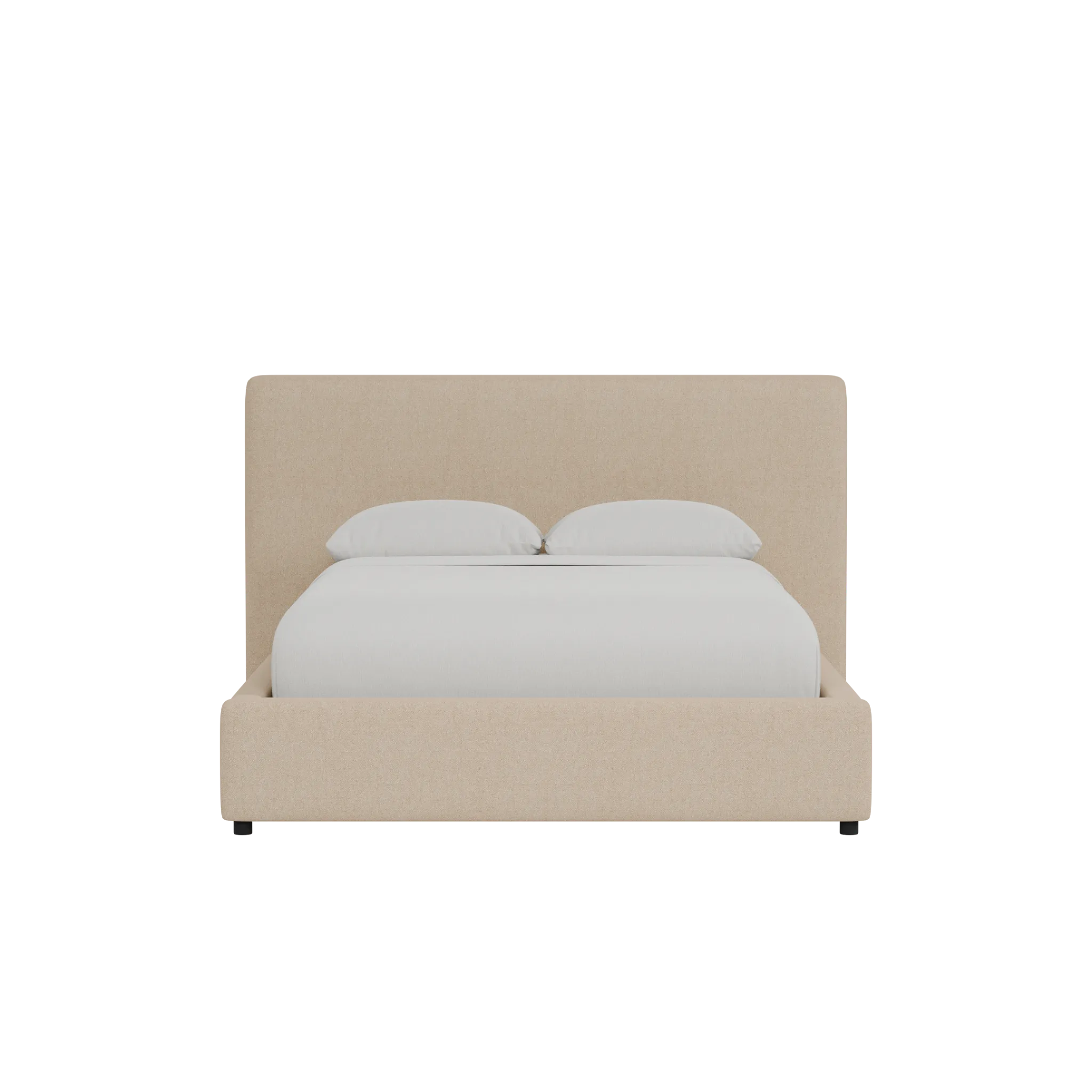 Grayton Elite Taupe 44" Upholstered Platform Bed