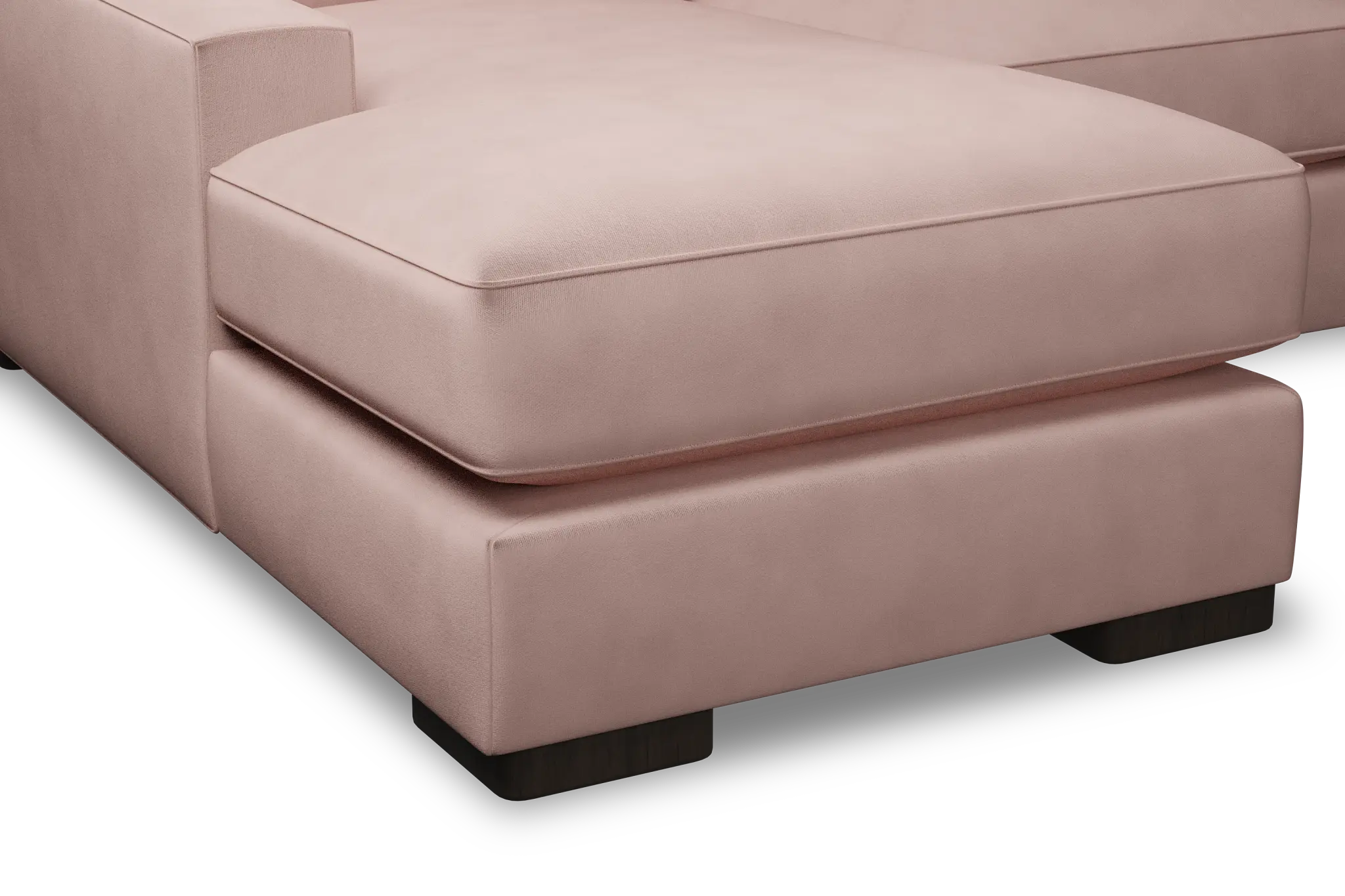 Edgewater Joya Light Pink Left Chaise Sectional Edgewater Joya Light Pink Left Chaise Sectional