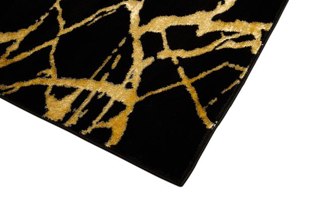 Carnicer Black 9x12 Area Rug